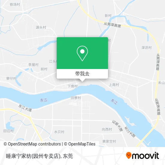 睡康宁家纺(园州专卖店)地图