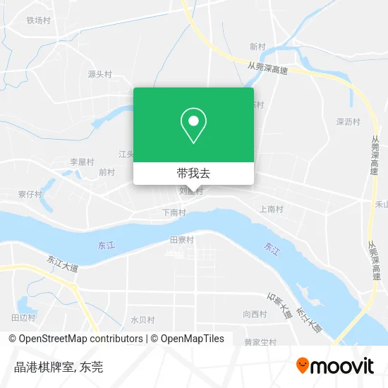 晶港棋牌室地图