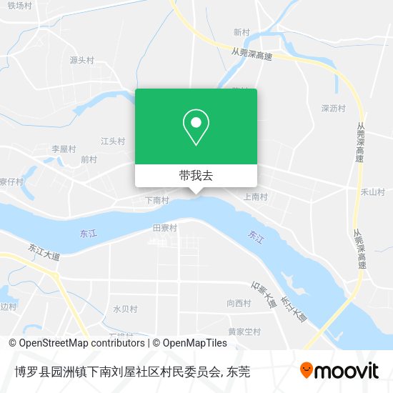 博罗县园洲镇下南刘屋社区村民委员会地图