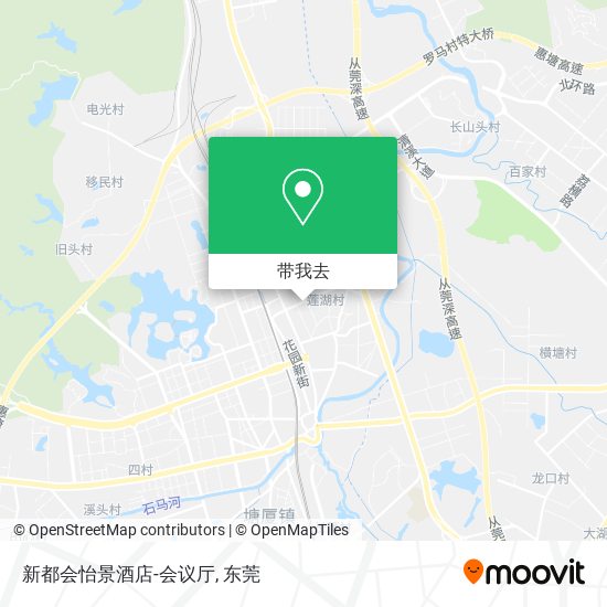 新都会怡景酒店-会议厅地图