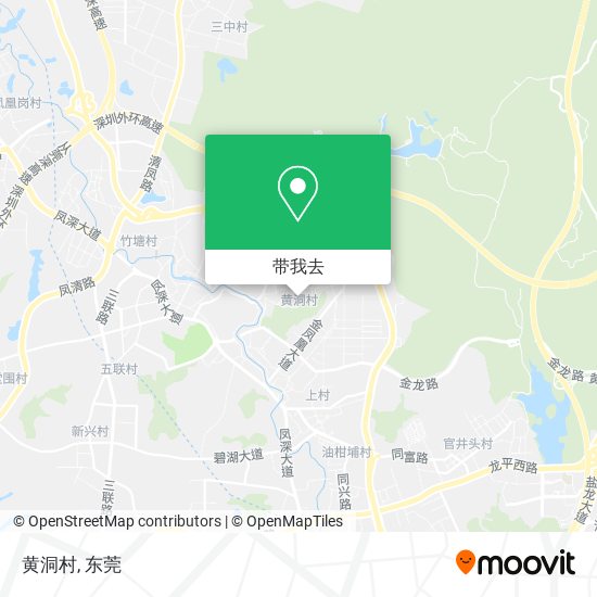 黄洞村地图