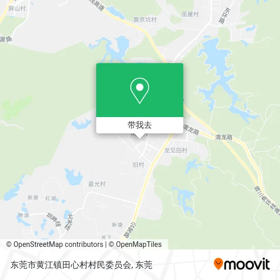 东莞市黄江镇田心村村民委员会地图