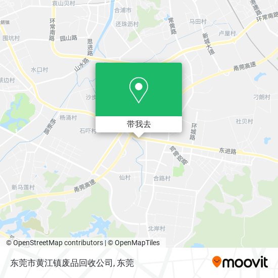 东莞市黄江镇废品回收公司地图