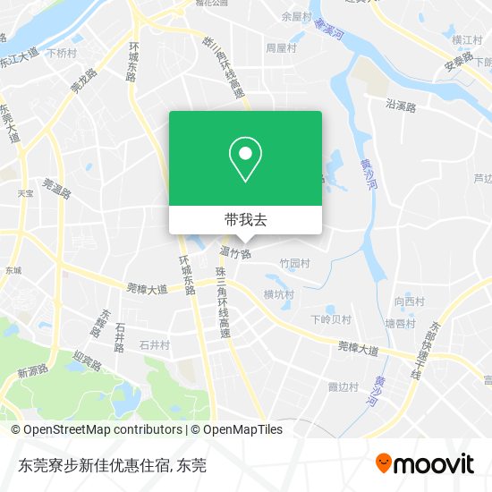 东莞寮步新佳优惠住宿地图
