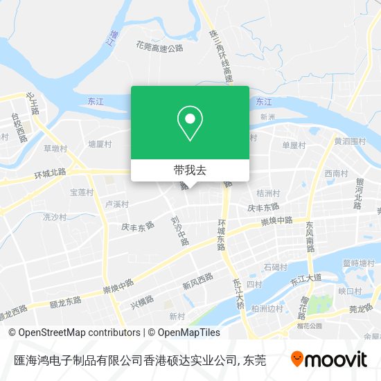 匯海鸿电子制品有限公司香港硕达实业公司地图