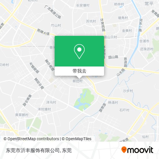 东莞市沂丰服饰有限公司地图