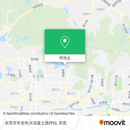 东莞市长安长兴混凝土搅拌站地图