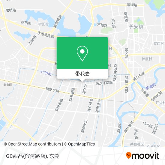 GC甜品(滨河路店)地图