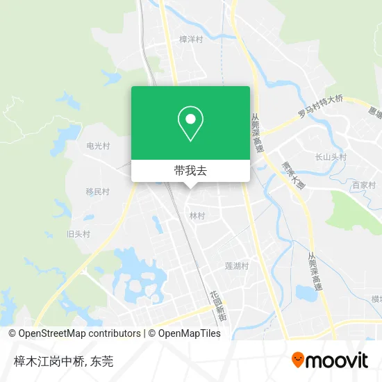 樟木江岗中桥地图