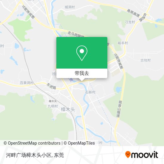 河畔广场樟木头小区地图