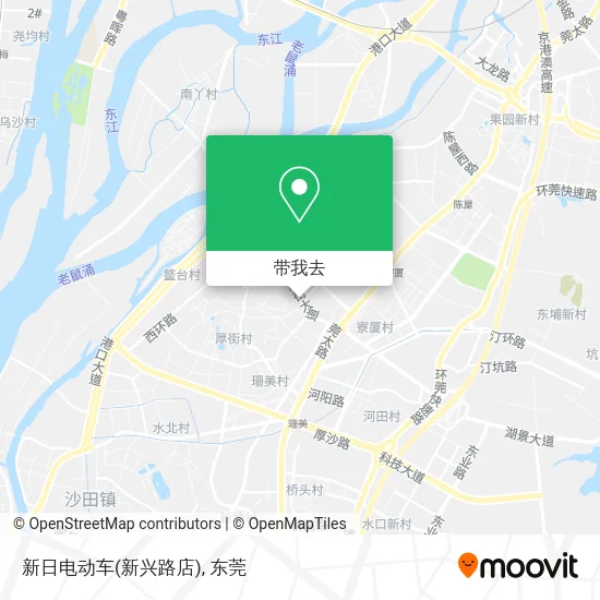 新日电动车(新兴路店)地图
