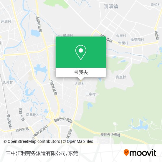 三中汇利劳务派遣有限公司地图