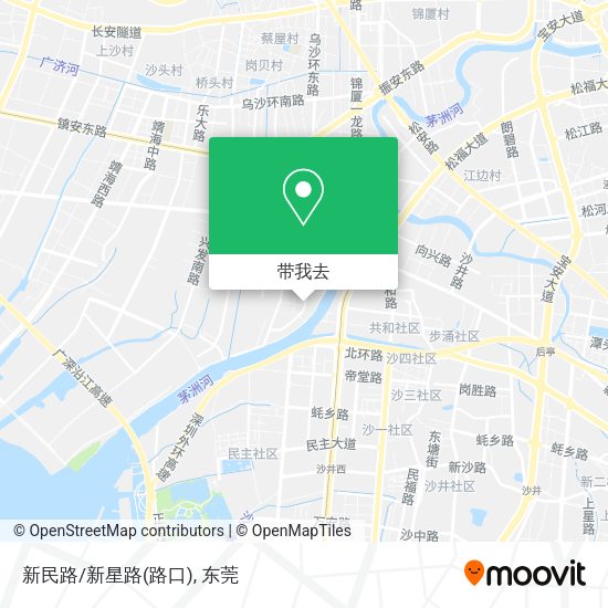 新民路/新星路(路口)地图
