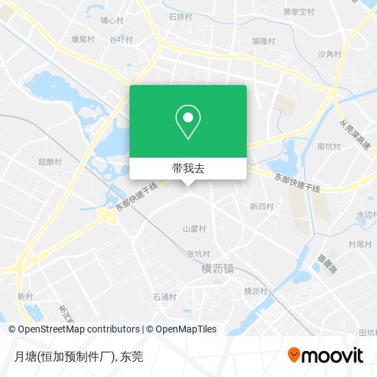 月塘(恒加预制件厂)地图