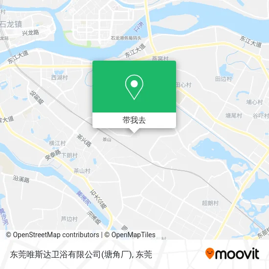 东莞唯斯达卫浴有限公司(塘角厂)地图