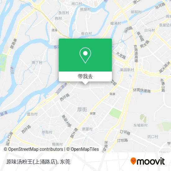 原味汤粉王(上涌路店)地图