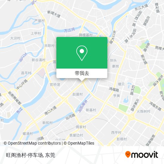 旺阁渔村-停车场地图