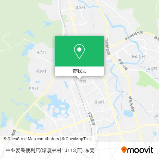 中业爱民便利店(塘厦林村10113店)地图