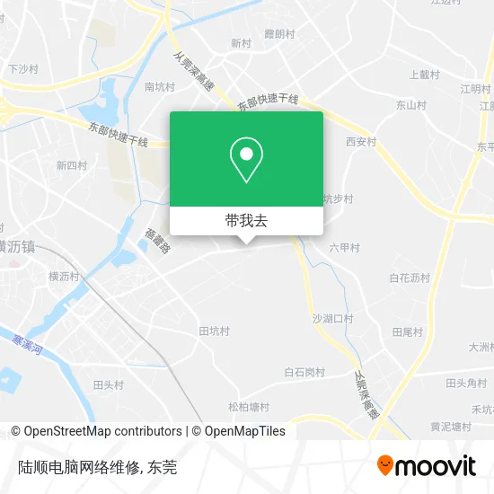 陆顺电脑网络维修地图
