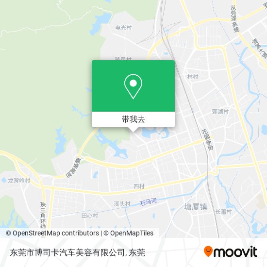 东莞市博司卡汽车美容有限公司地图