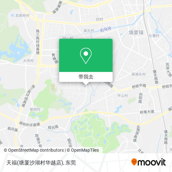 天福(塘厦沙湖村华越店)地图