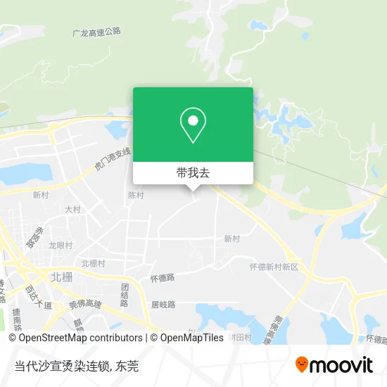 当代沙宣烫染连锁地图