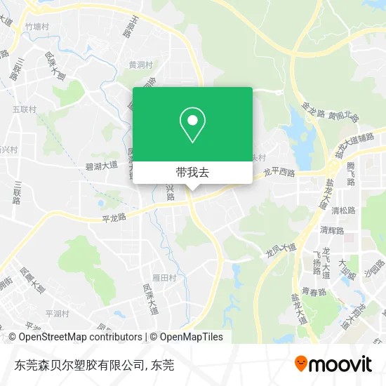 东莞森贝尔塑胶有限公司地图