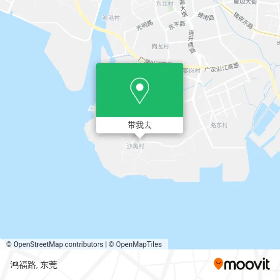 鸿福路地图