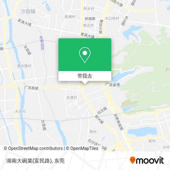 湖南大碗菜(富民路)地图
