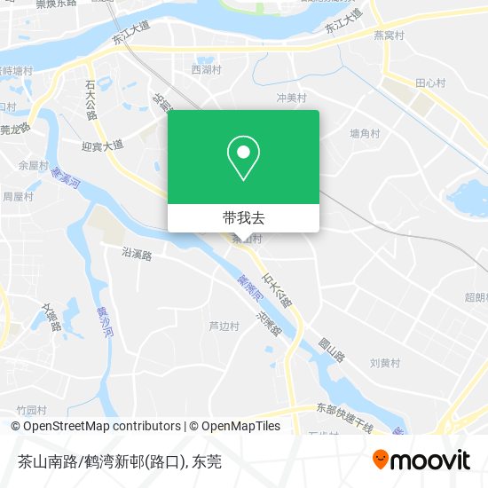 茶山南路/鹤湾新邨(路口)地图