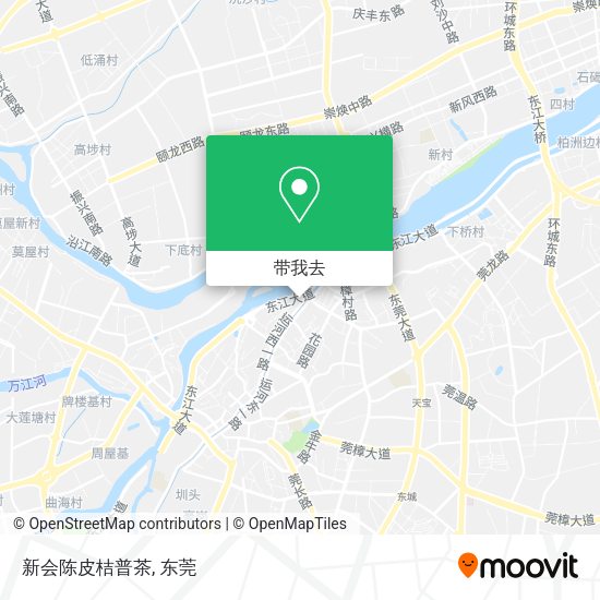 新会陈皮桔普茶地图