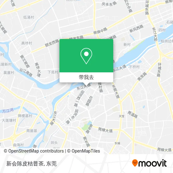 新会陈皮桔普茶地图