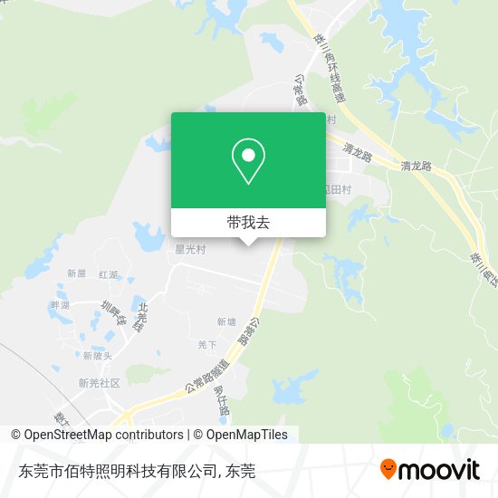 东莞市佰特照明科技有限公司地图