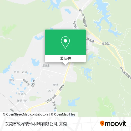 东莞市银桦装饰材料有限公司地图