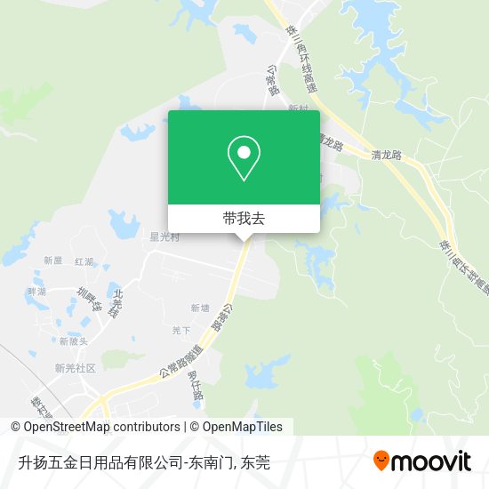 升扬五金日用品有限公司-东南门地图