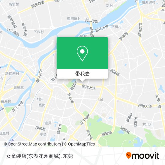女童装店(东湖花园商城)地图