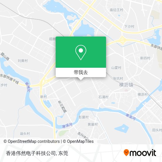 香港伟然电子科技公司地图