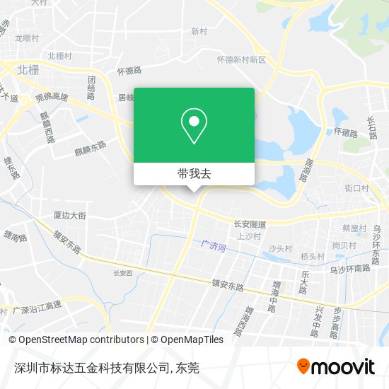 深圳市标达五金科技有限公司地图
