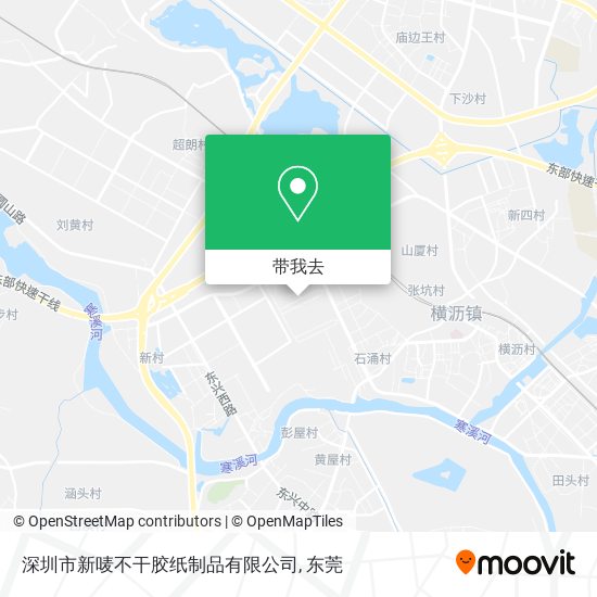 深圳市新唛不干胶纸制品有限公司地图