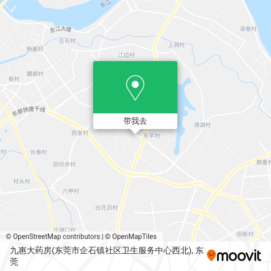 九惠大药房(东莞市企石镇社区卫生服务中心西北)地图