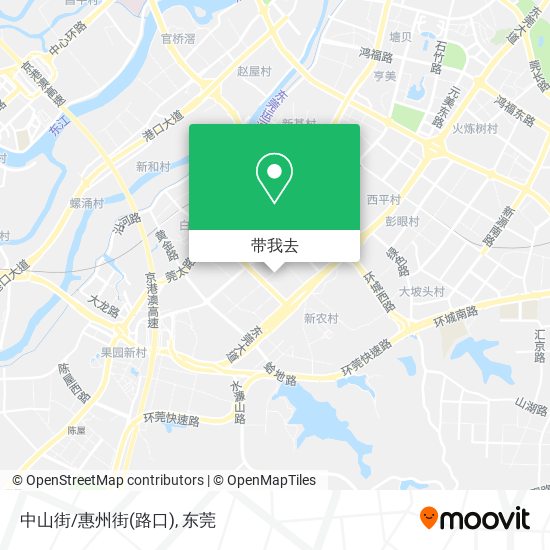 中山街/惠州街(路口)地图