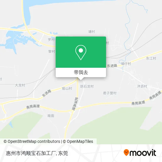 惠州市鸿顺宝石加工厂地图