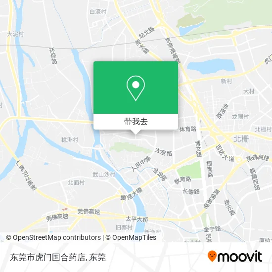 东莞市虎门国合药店地图
