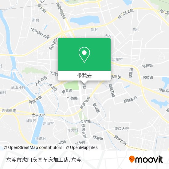 东莞市虎门庆国车床加工店地图