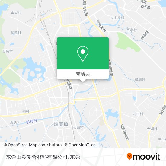 东莞山湖复合材料有限公司地图