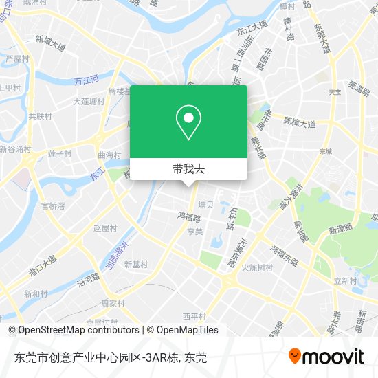 东莞市创意产业中心园区-3AR栋地图