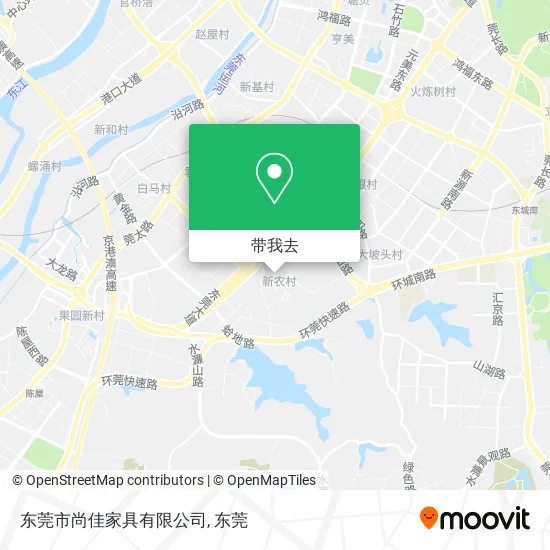 东莞市尚佳家具有限公司地图