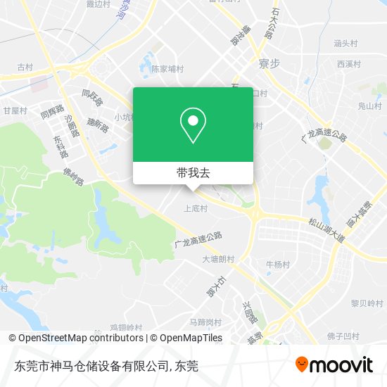 东莞市神马仓储设备有限公司地图