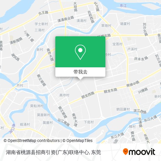 湖南省桃源县招商引资(广东)联络中心地图