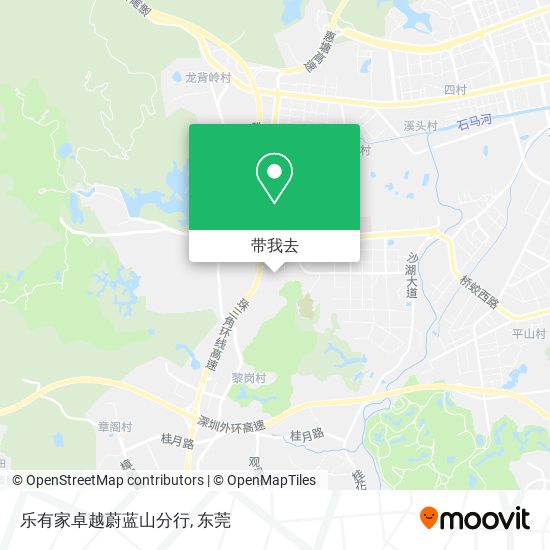 乐有家卓越蔚蓝山分行地图